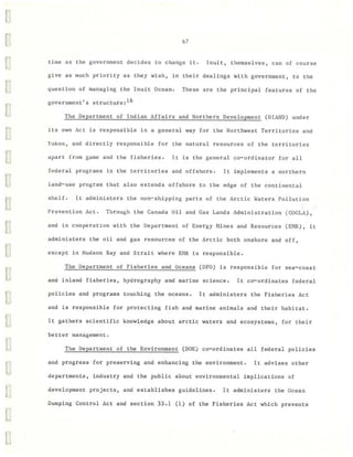 Inuit and Canada's Ocean Management