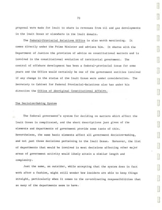 Inuit and Canada's Ocean Management