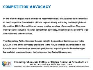 Investment and Competition Laws | PPT
