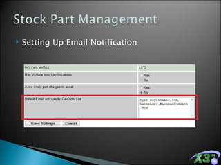 Setting Up Email Notification 