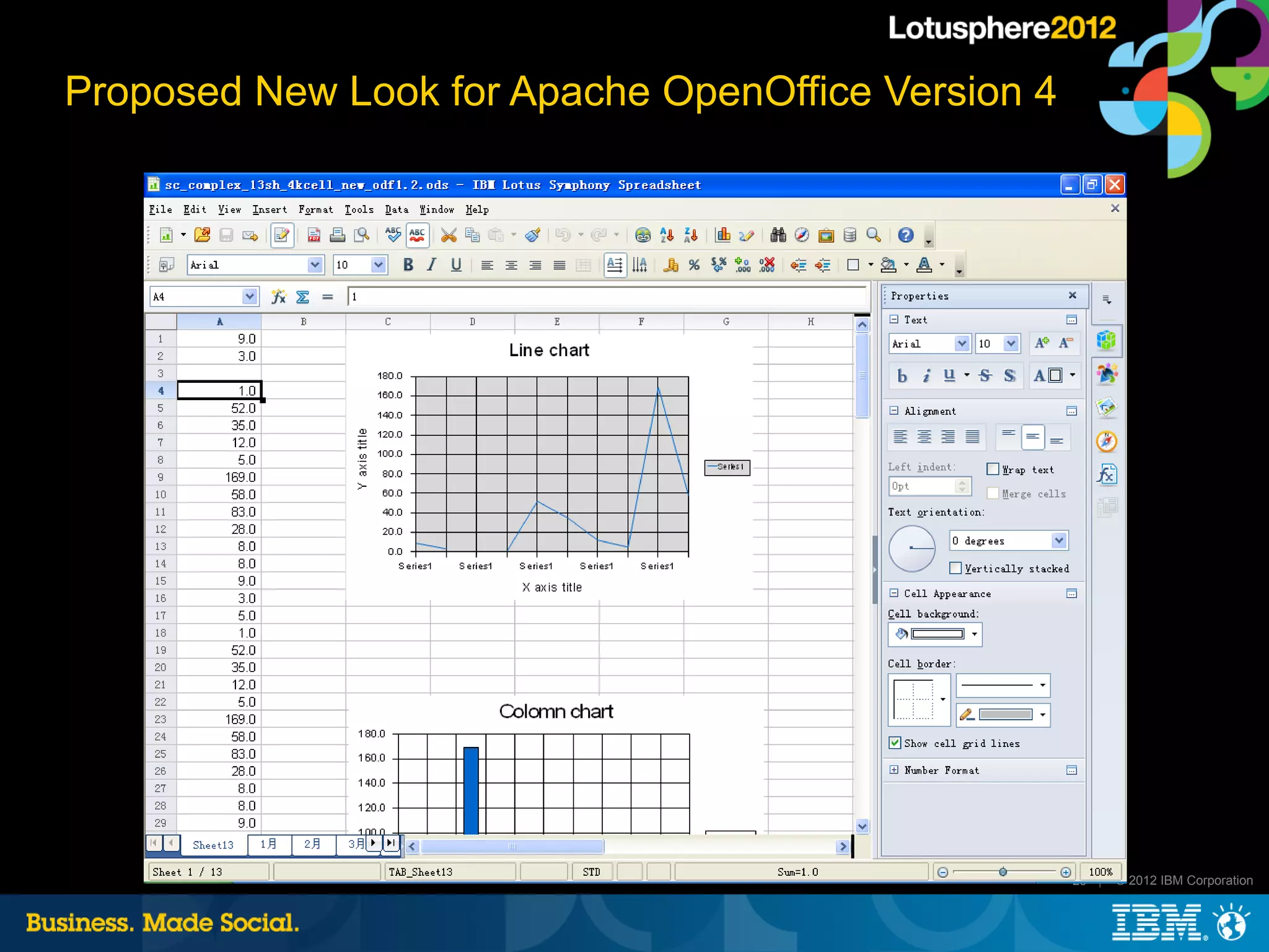Proposed New Look for Apache OpenOffice Version 4




                                                    29 |   © 2012 IBM Corporation
 