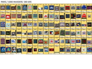 PARIS / 1000 INVADERS: 580-695
 