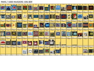 PARIS / 1000 INVADERS: 696-809
 