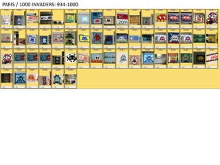 PARIS / 1000 INVADERS: 934-1000
 