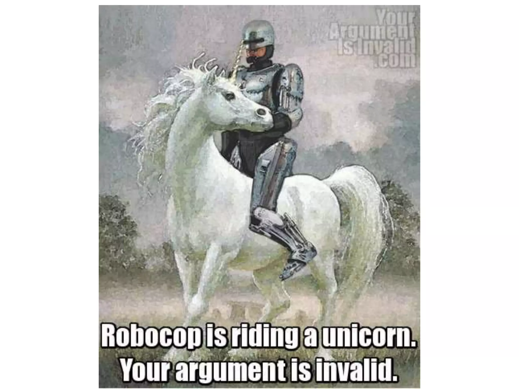 Invalid argument ppt