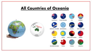 All Countries of Oceania
 