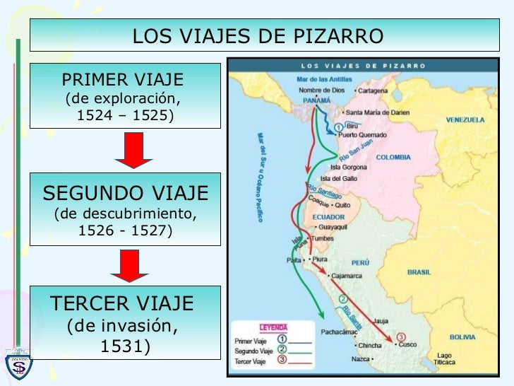 Tareas Google: Los 3 viajes de Francisco Pizarro