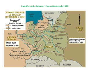 Invasión nazi a Polonia. 1º de setiembre de 1939 