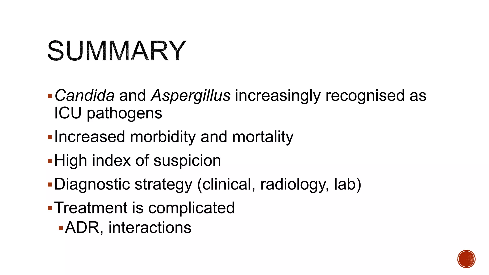 Invasive fungal infection in icu | PPTX