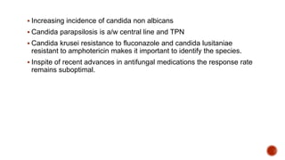 Invasive fungal infection in icu | PPTX