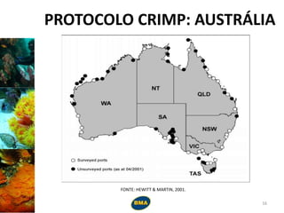 PROTOCOLO CRIMP: AUSTRÁLIA
16
FONTE: HEWITT & MARTIN, 2001.
 
