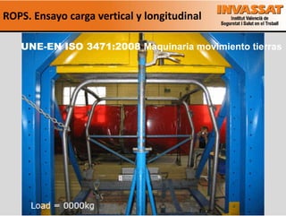 Iso Rops RÓDENAS ENRIQUE JV (2013) Estructuras de protección para los equipos de ...