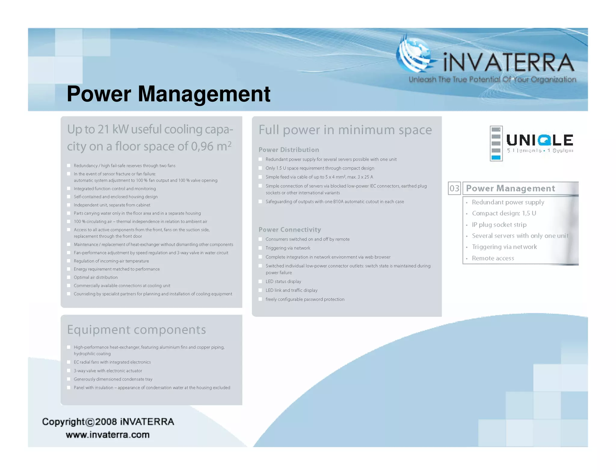 Power Management
 