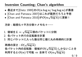 inversion counting