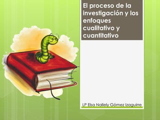 El proceso de la
investigación y los
enfoques
cualitativo y
cuantitativo
LP Elsa Nallely Gómez Izaguirre
 