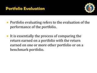 Relevant Terms in the World Financial MarketsTranche	- refers to one of several securities offered at the same time of ownership of the underlying stock of a foreign corporation that the band holds in trustMortgage-Backed Securities	- securities that are backed by a pool of mortgage loans. Mortgage loans that are pooled and used as collateral for as security is said to be securitizedAsset-Backed Securities	- securities that are backed by assets that are not traditional mortgage loans