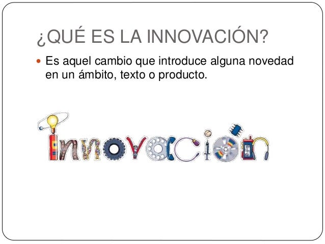 Invención e innovación