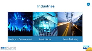 30
Industries
Media and Entertainment Public Sector Manufacturing
 