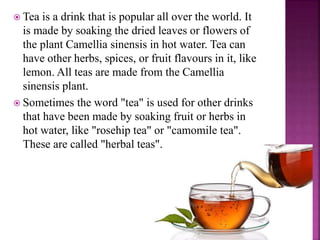 Explain Tea Tea | PPTX