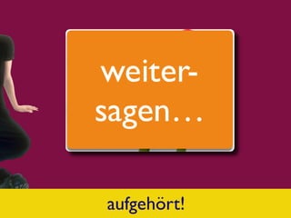 Überblick über die Idee: Endlich-Leben-Gruppen
