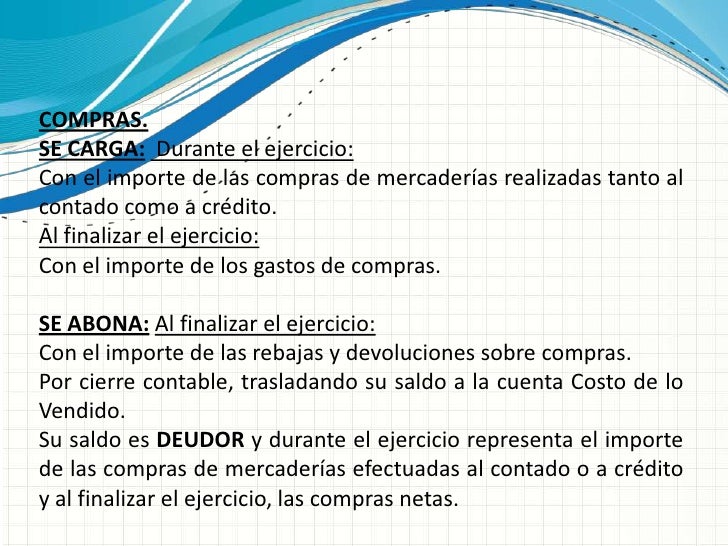 Inventario de mercaderias