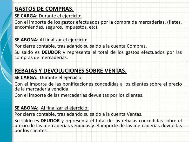 Inventario de mercaderias