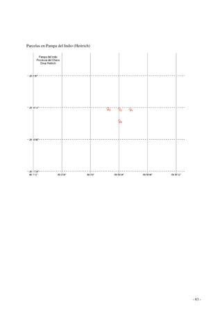 - 83 - 
Parcelas en Pampa del Indio (Heitrich) 
 
