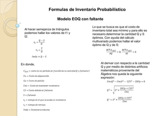 Inventario probabilistico