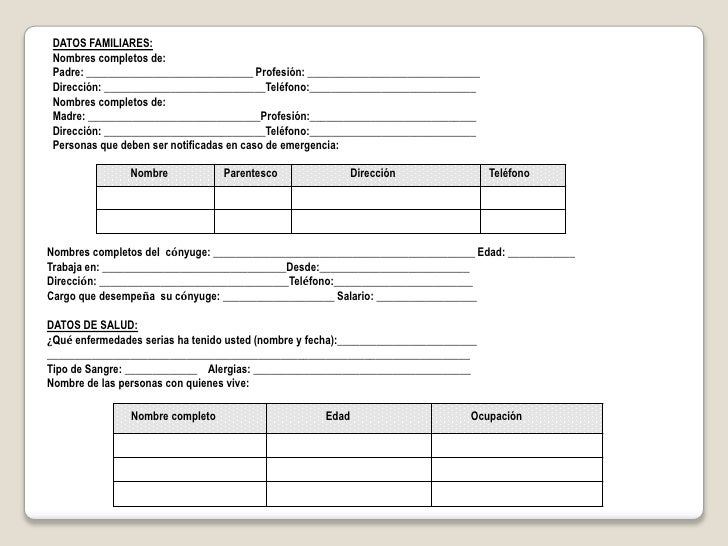 Inventario Recursos Humanos