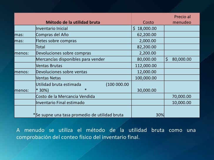 Inventarios