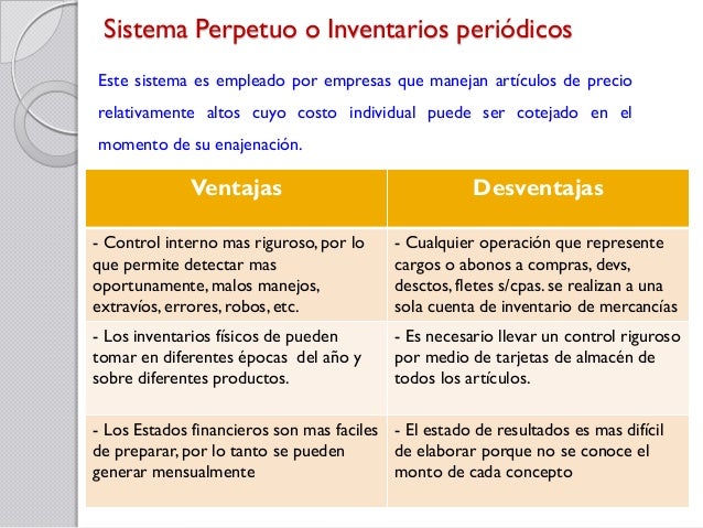 Inventarios
