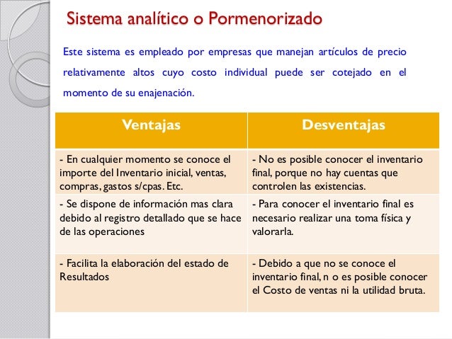 Inventarios