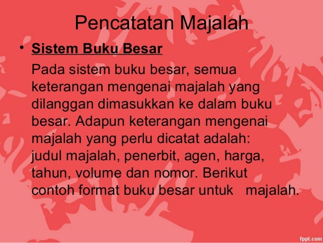 Contoh buku induk perpustakaan sekolah