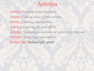 Smart Sensors , Stadium Light Sensor , IDM9 | PPT