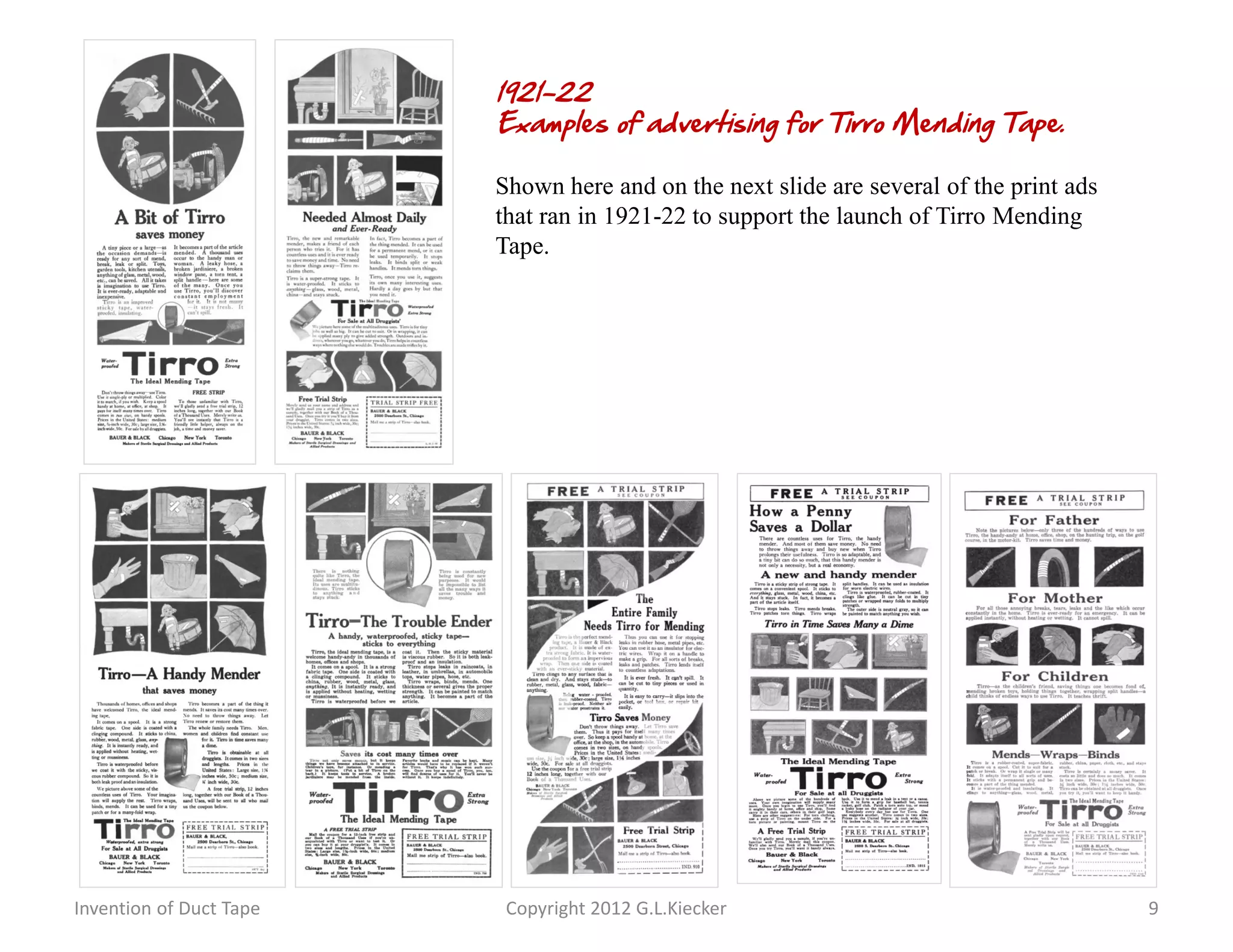 Invention of Duct Tape PPT