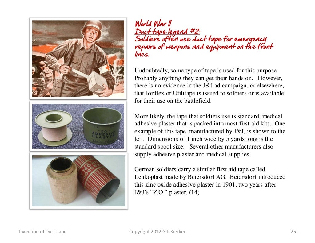 Invention of Duct Tape