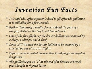 Inventions And Inventors Of The Late 1700 S 1 | PPT