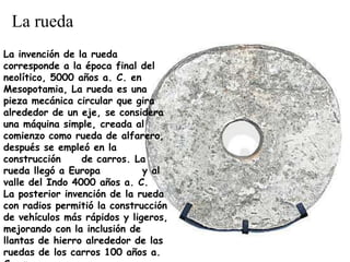 Invento de la prehistoria | PPTX