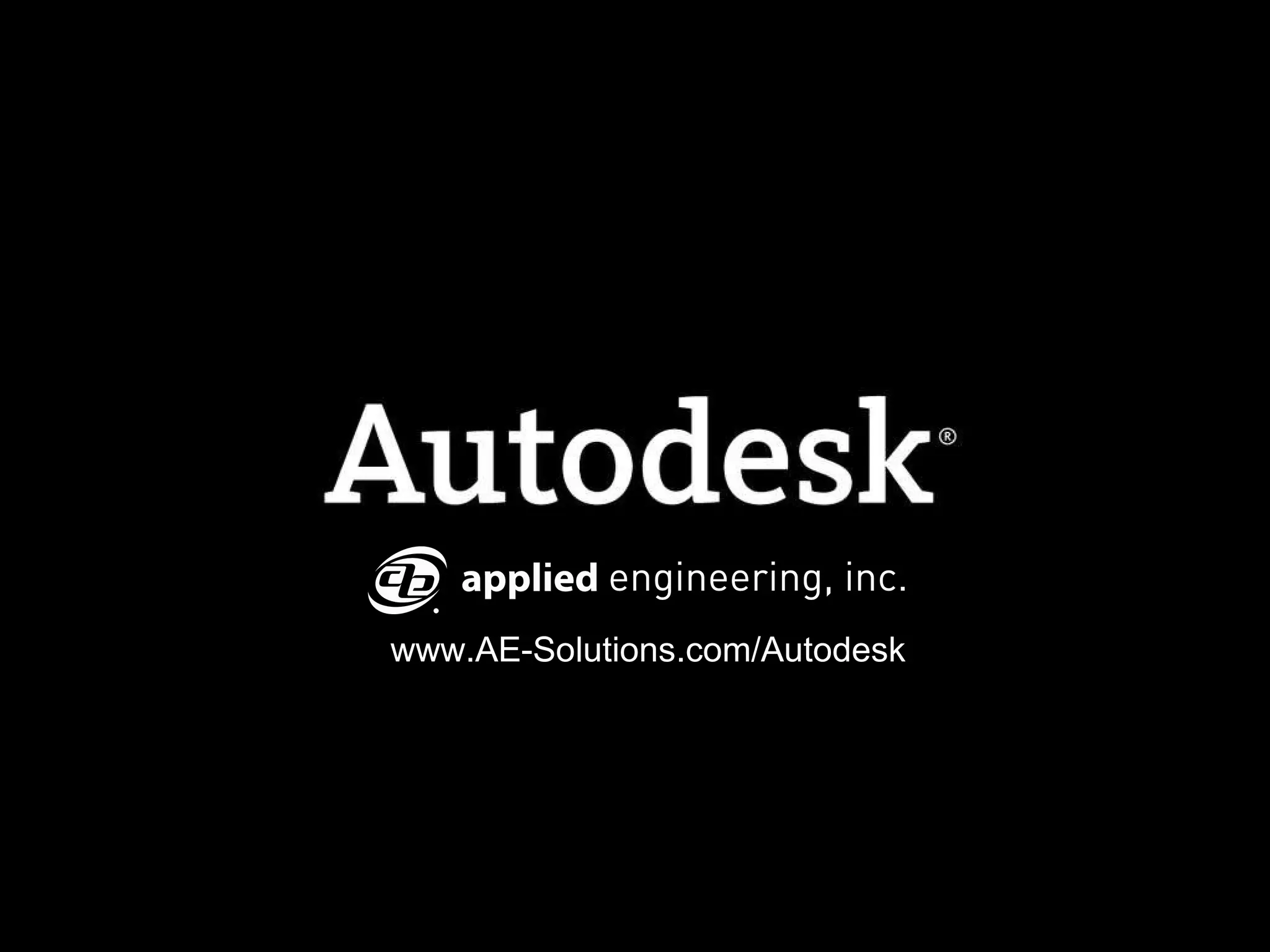 www.AE-Solutions.com/Autodesk 