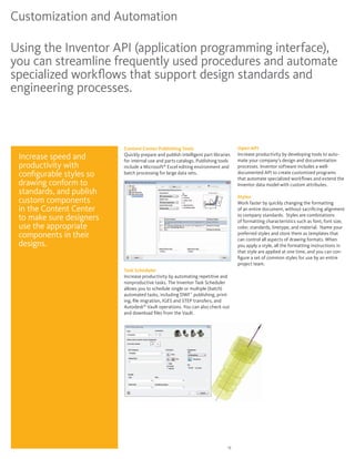 Inventor 2011 Detail Brochure | PDF | Graphics Software | Computer ...