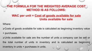Wac Inventory Inventories Management : Learning Material (1).pptx