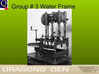 History Department Group # 3 Water Frame 