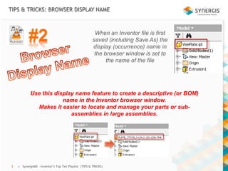Inventor top ten playlist | PPTX
