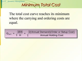Min Inventory Calculation Inventory 100410143732-phpapp02 (1) | PPT