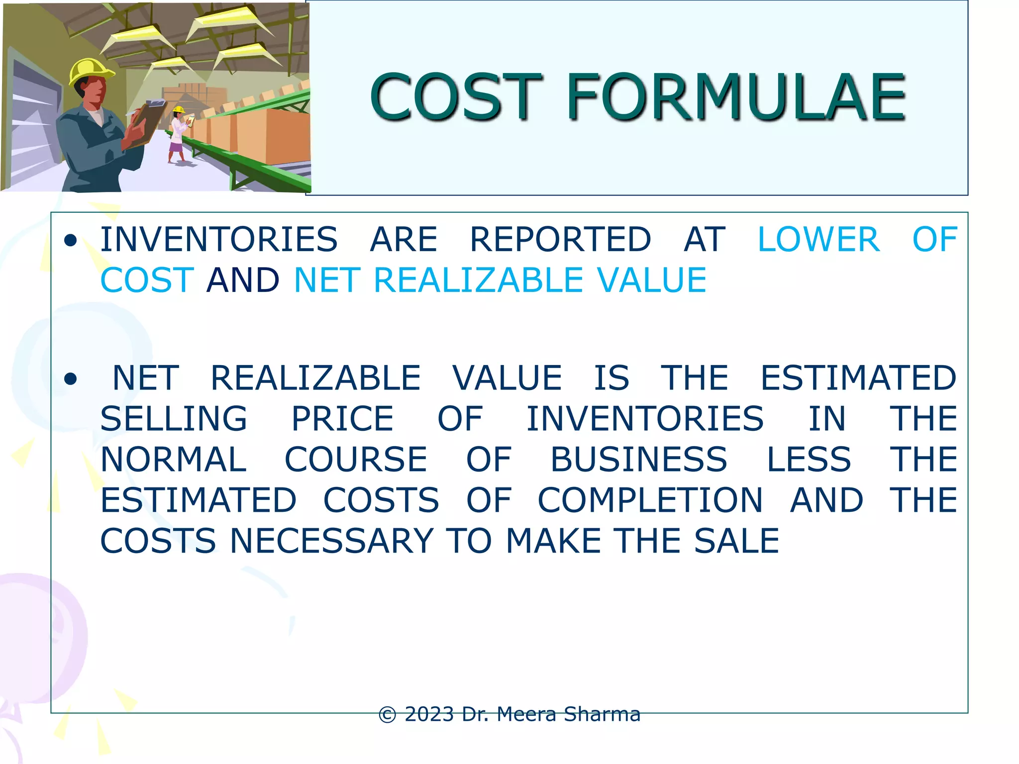 Net Inventory Calculation ACCOUNTING FOR INVENTORY | PPTX