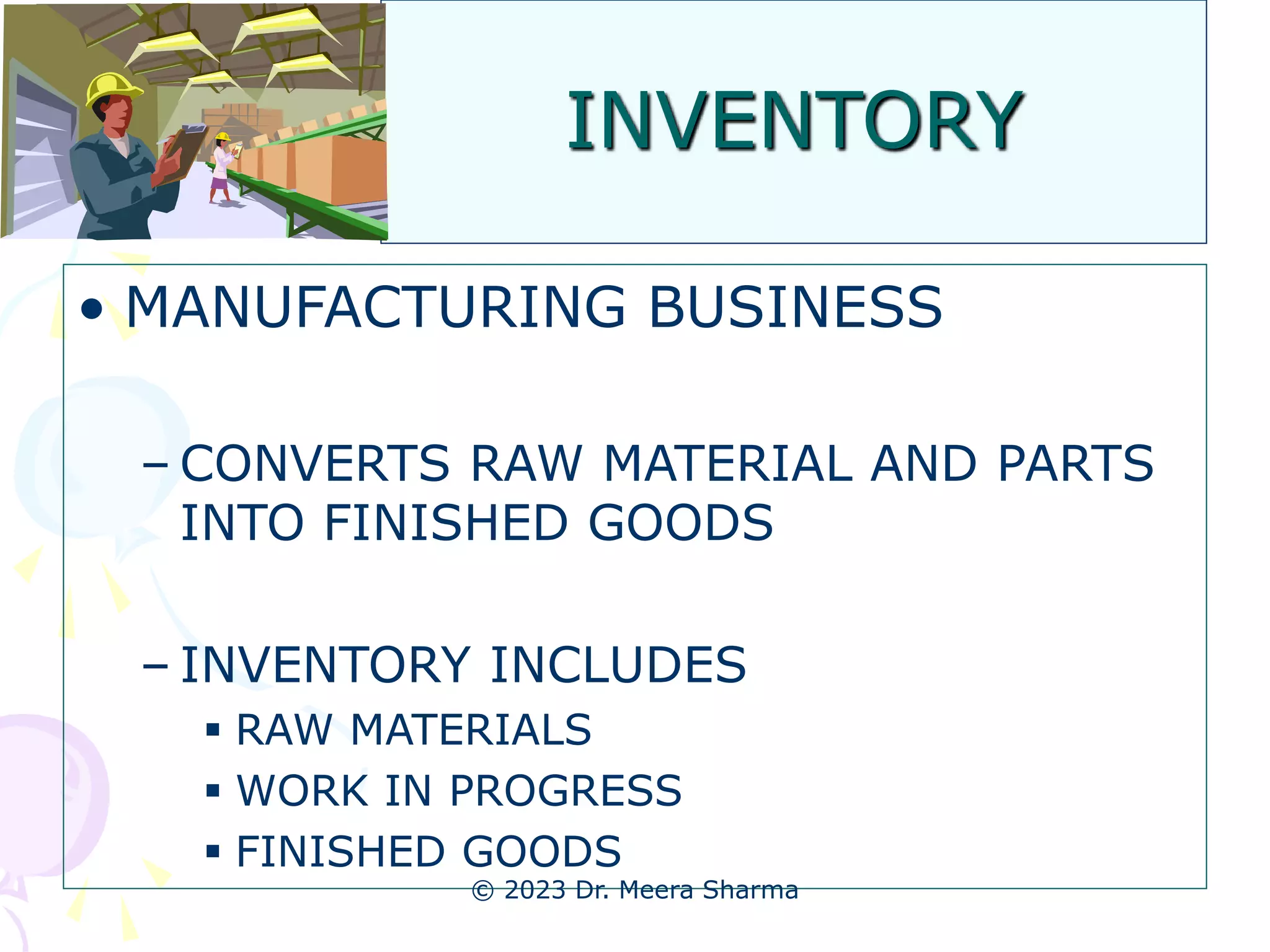 ACCOUNTING FOR INVENTORY | PPTX