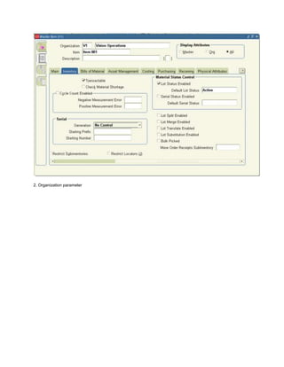 2. Organization parameter
 