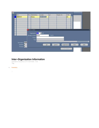Inter–Organization Information
Submitted by Anonymous on Fri, 03/27/2009 - 13:34
Tag:
Inventory
/
 