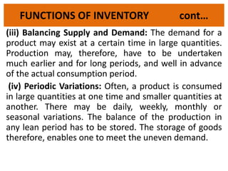 Inventory control | PDF