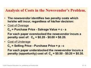 12 - 13© 2011 Pearson Education, Inc. publishing as Prentice Hall
 